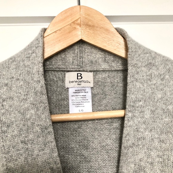 Merino blend cardigan - Picture 4 of 4